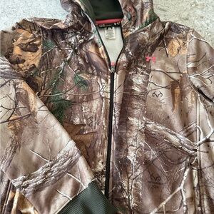 Under Armour Realtree Camo Full Zip Hoodie Women’s LG Loose Fit